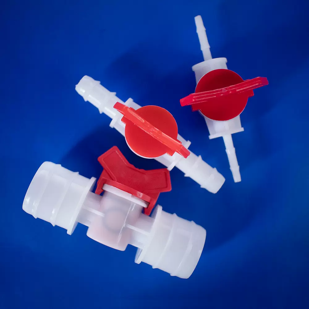 跨境代发1寸外丝宝塔球阀 螺纹调节开关水龙头 塑料快插阀门批发