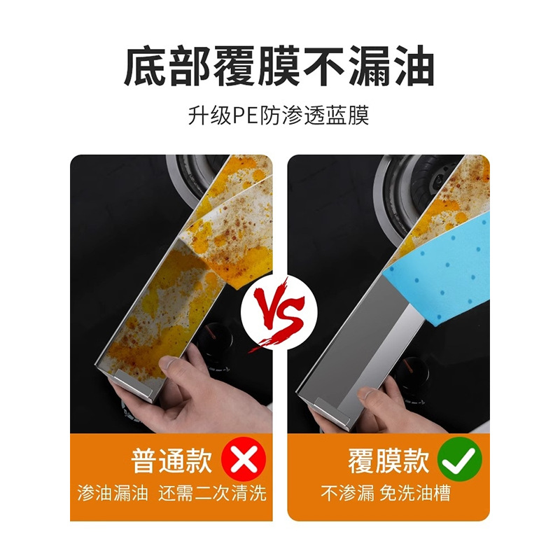 Campana extractora general Campana extractora de succión lateral de algodón absorbente de aceite Tanque de aceite Almohadilla de aislamiento de manchas de aceite Fieltro absorbente de aceite engrosado