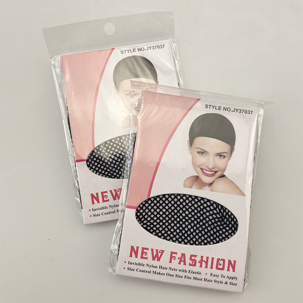 Wig hair net double-headed hair net foreign trade lace mesh cap two-headed hair net accessories wholesale wigcap