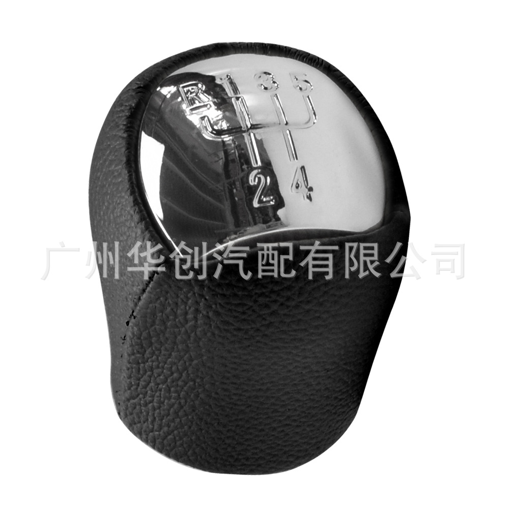 Suitable for Renault Laguna Clio Kangoo Espace Shift Knob Handball Handle Wrapped Leather Double-Stitched Gear Head