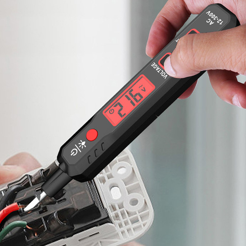 Multifunctional Flathead Screwdriver with Voltage Tester for Live and Neutral Wiring Continuity Check, with Flashlight - Electrician Home Use