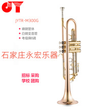 金音正品 小号乐器 成人儿童初学者专业演奏级JYTR-M300G小号乐器