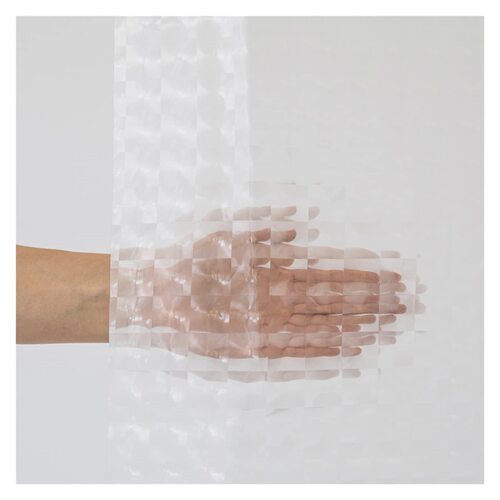 3d Cat's Eye Pebbles Water Cube PEVA Waterproof Shower Curtain Cross-Border Amazon Bathroom Toilet Shower Partition