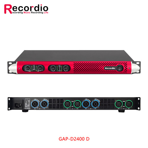GAP-D2400 household digital power amplifier four-channel 1U high-power power amplifier stage performance KTV amplifier