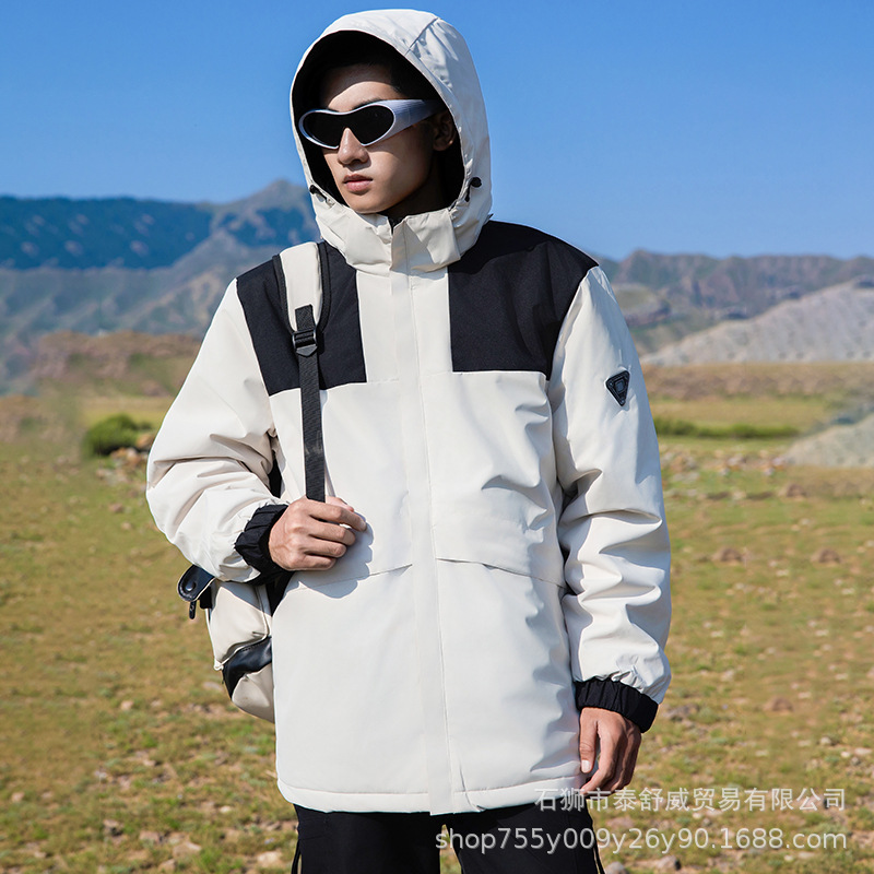 Suministro de fábrica nueva chaqueta de calefacción inteligente chaqueta de calefacción eléctrica de cuatro zonas de tres controles al aire libre de invierno