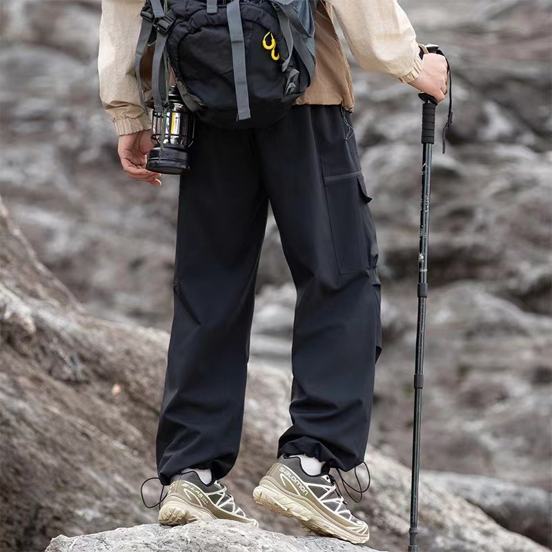 Demi-season travel waterproof windproof climbing sports trousers
