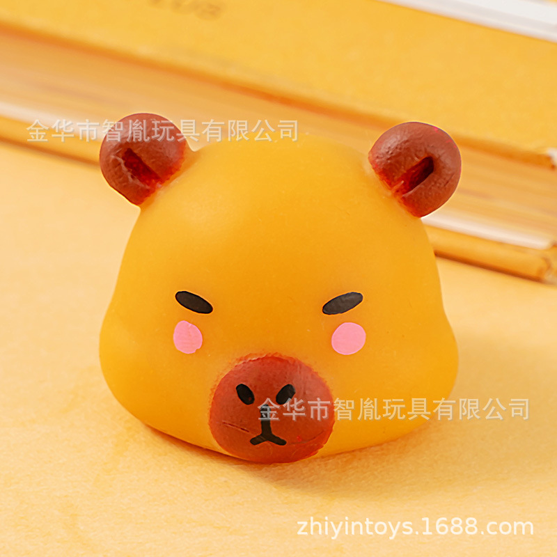 国境を越えた売れ筋カピバラピンチカピバラ減圧ピンチかわいい動物新しい子供のおもちゃ団子卸売|undefined