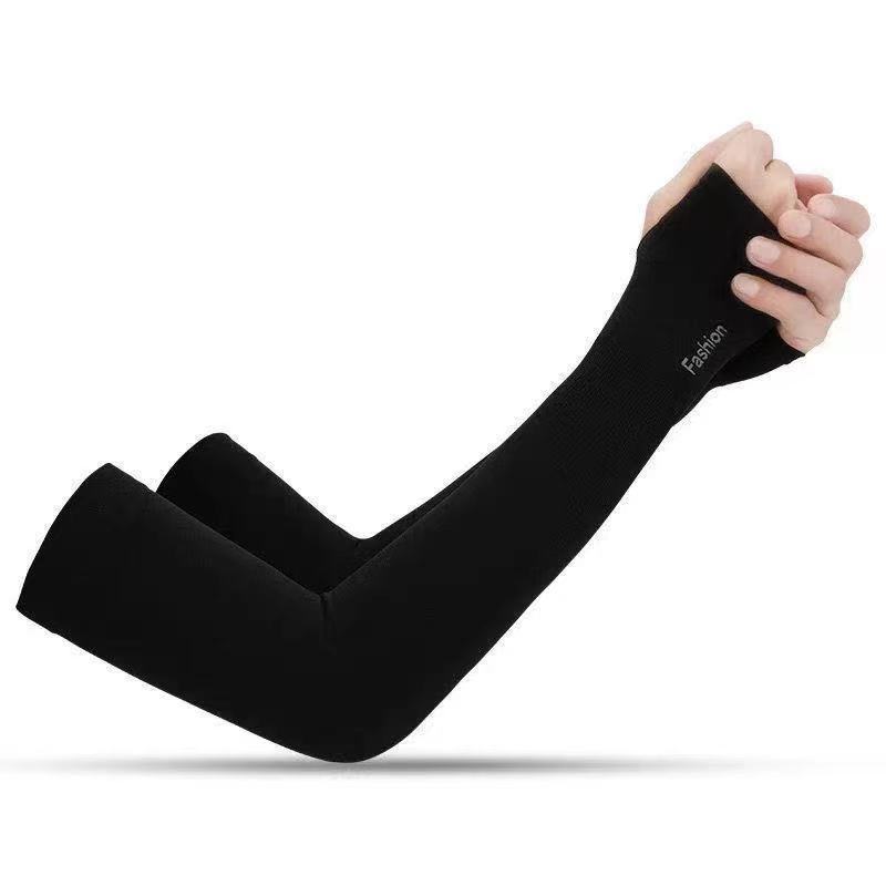 Wholesale of sunscreen ice sleeves for men and women, UV protection gel for outdoor cycling, ice silk arms, sleeved gloves, driving arm protection