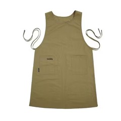 国境を越えた対外貿易防水家庭用エプロン長型日韓式キッチンわき袋画カフェ作業服卸売り