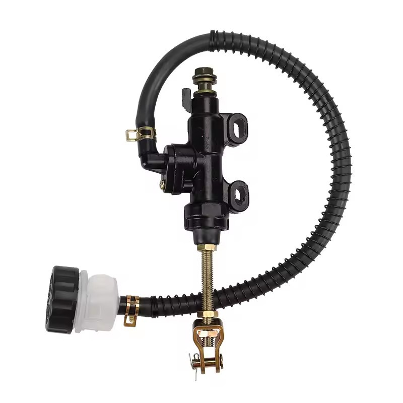 One-Word Pump with Oil Pipe Round Oil Cup Foot Brake Conjoined Pump 50-250Cc Off-Road Atv Beach Motorcycle Accessories
