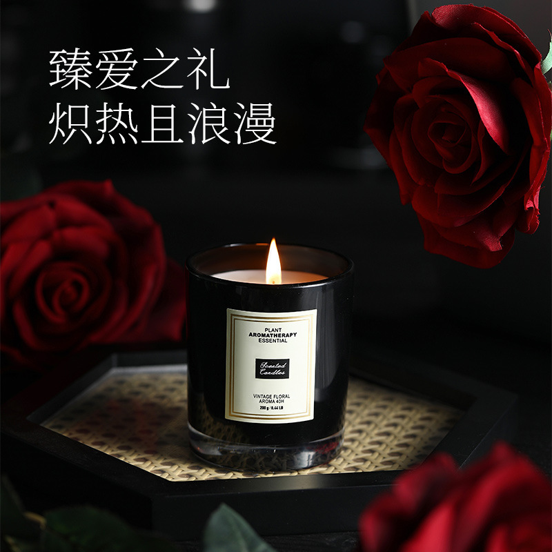 Aromatherapy Candles, New Wedding Gift Boxes, Soy Wax, Household Long-Lasting High-End Birthday Fragrance Wholesale Decorations