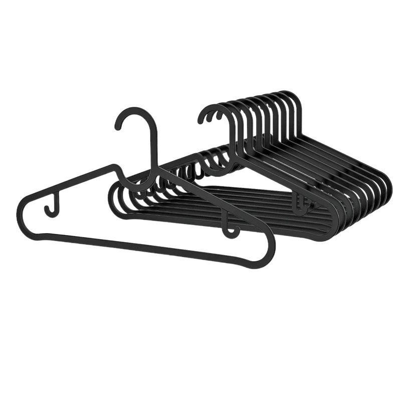 Черно-белая вешалка для одежды пластиковая Нескользящая вешалка для одежды бесшовная вешалка для одежды дисплей магазин одежды японская вешалка для одежды