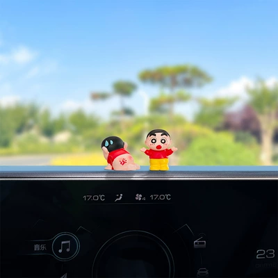 Center Console Display Screen | Car ornaments - multiple-options-available-see-details-page-cute-3d-trendy-toys-2-random-styles-free-traceless-stickers