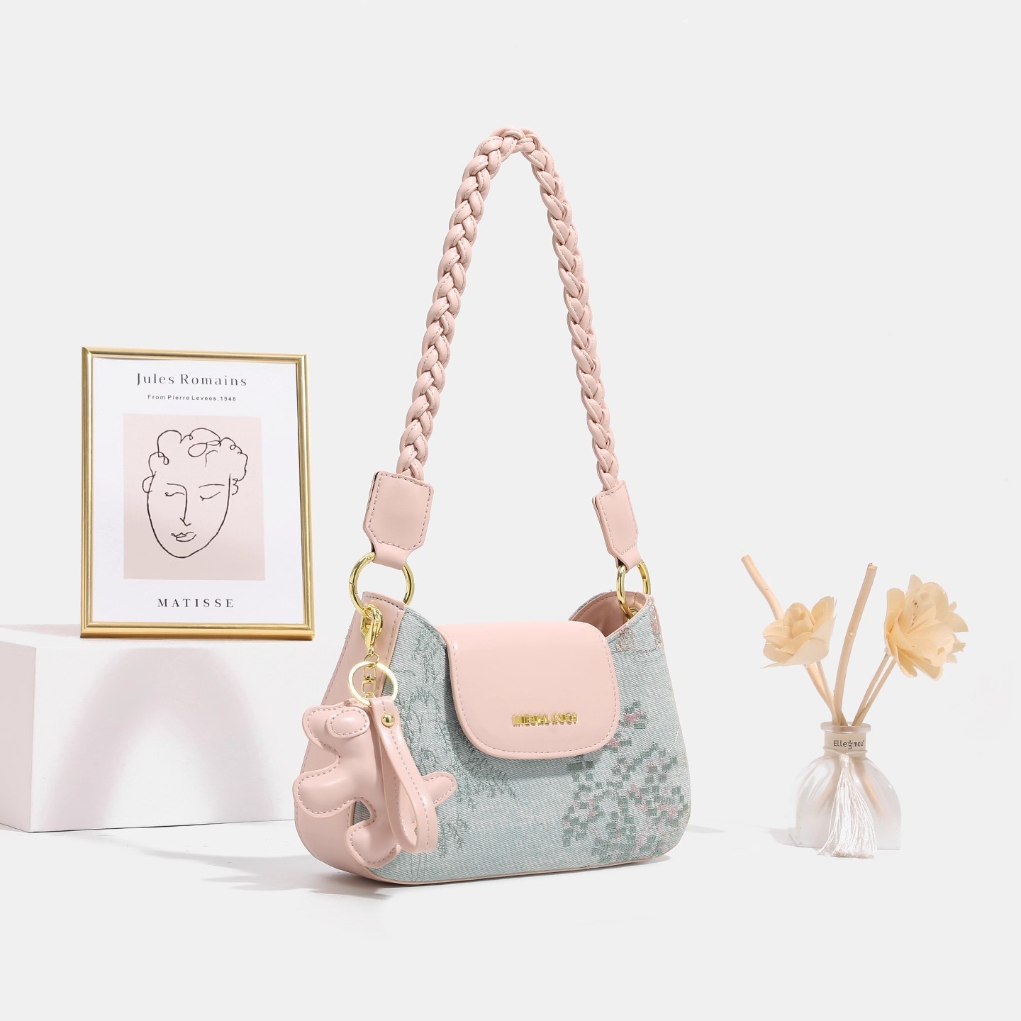 Genuine Leather French Niche Underarm Bag For Women 2026 Summer Small Crossbody Bag High-End Texture Fashion Single Shoulder Baguette Bag - Thumbnail 2