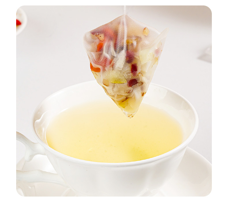 Xiao Diao Pear Soup Herbal Tea Bags 500g 50 Count No-Cook Brew Blend with Snow Pear Dried Lily Bulb and Goji Berry preparation