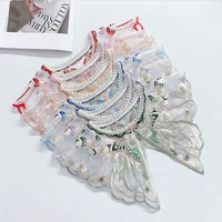 Вышитый Hanfu облачный плечо древний стиль воротник лошадь юбка Cheongsam костюм Tang универсальный аксессуар детская одежда аксессуары кружева