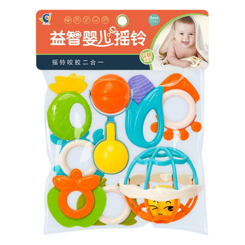 Фабрика оптовая продажа детская погремушка костюм От 0 до 1 года детская головоломка ручная погремушка для мальчиков и девочек подарок на полную луну