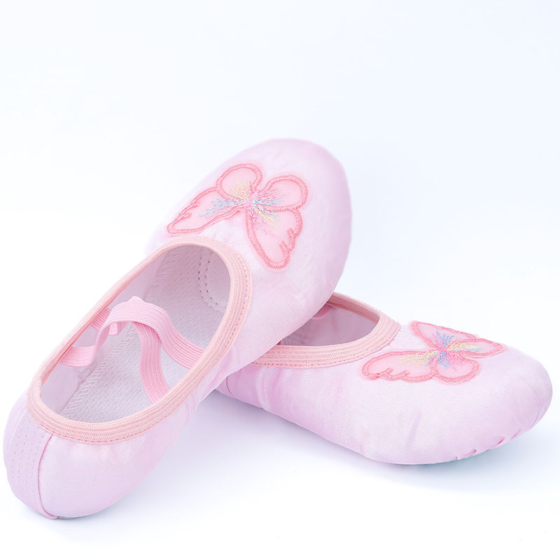 Zapatos de baile para niños, ejercicios de suela suave para niñas, baile, garras de gato, danza china, ballet para niñas, yoga corporal