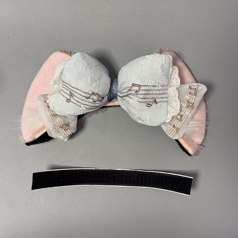 Huángguān – Motorcycle Helmet Decoration Auto Parts and Accessories - gorgeous-belle-blue-bow