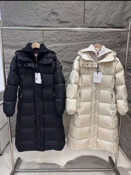 Cross-border premium Montage down jacket, the ultimate luxury edition, new "Runaway Princess" long down jacket, white duck down