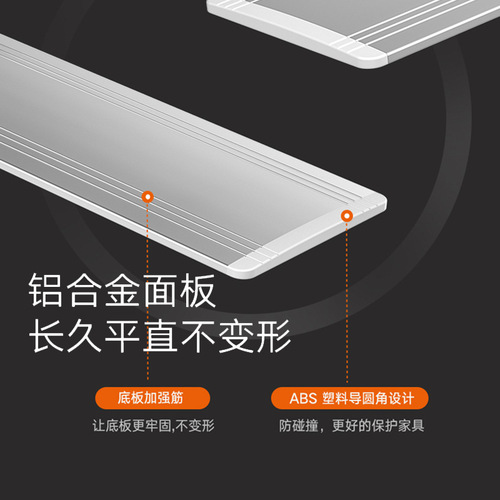 Household hand-washable aluminum alloy flat mop lazy mopping artifact thick large cleaning dust push mop mop