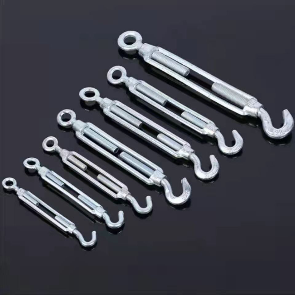 青岛玛钢花兰O-C型  花兰螺丝电镀锌  钢丝绳拉紧器