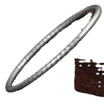 Retro silver bracelet, accessory, 925 sample silver