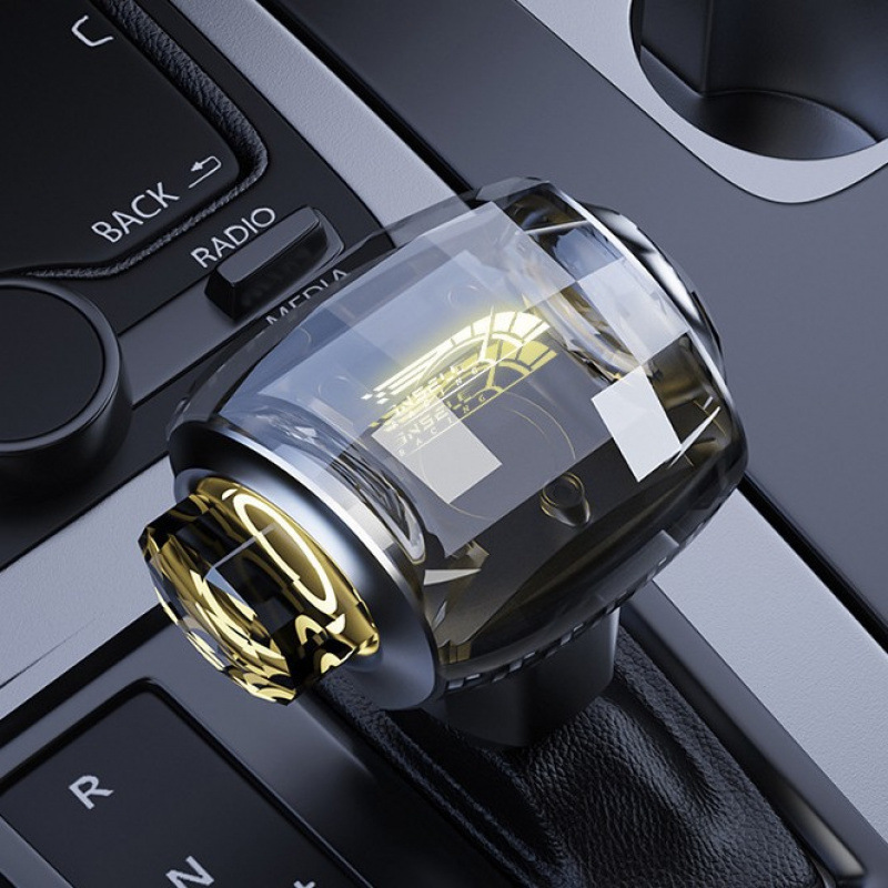 Coche LED táctil luminoso cabezal de cambio de pantalla de cristal de siete colores botón de cambio automático cabezal de cambio de pantalla de cristal de carga image 4
