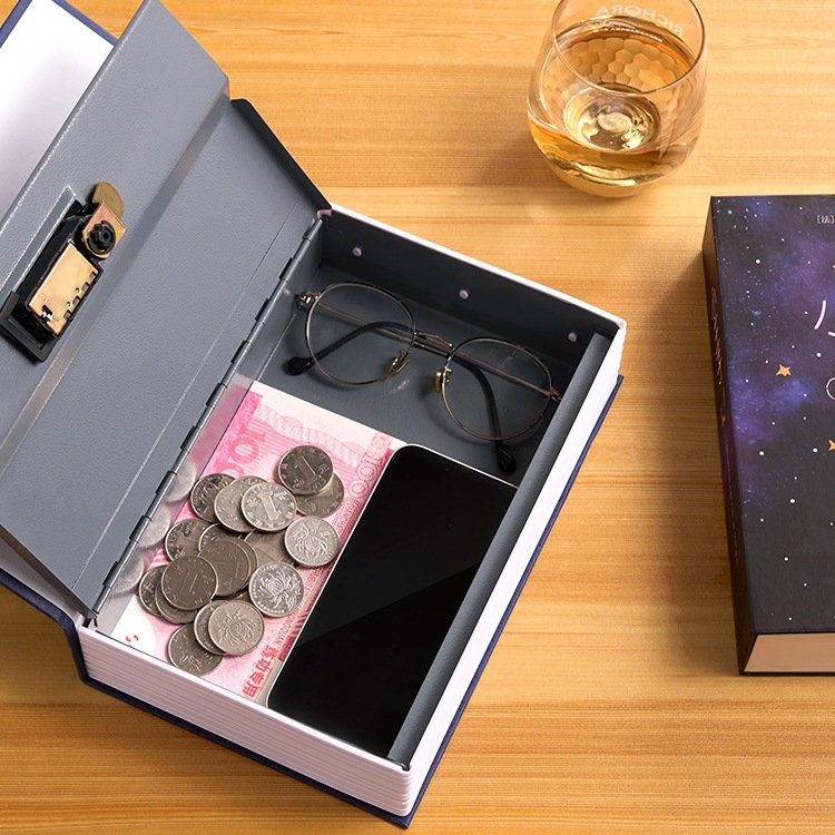 Libro caja de seguridad caja de seguridad caja de seguridad sólo no puede entrar y salir 2025 nuevo hogar pequeño niño niño