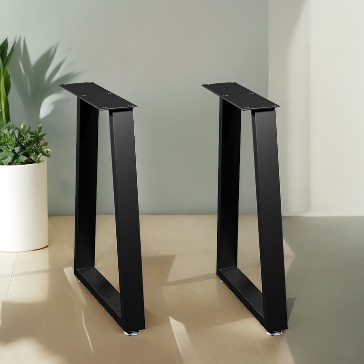 Amazon Metal Furniture Legs T-Shaped Heavy Duty Sofa Legs Desk Bracket Casual Dining Table Frame Office Desk Leg Rack