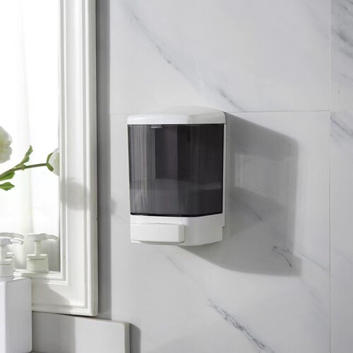 Supply hotel, guesthouse, household use 1000ML large capacity push-button liquid soap dispenser wall-mounted soap dispenser