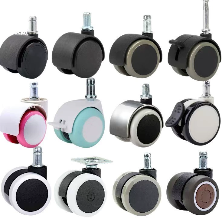 Завод прямые поставки рицинус универсальное колесо электрическое колесо нейлоновый бесшумный рицинус 30 мм стеллаж для цветов ПП колесо
