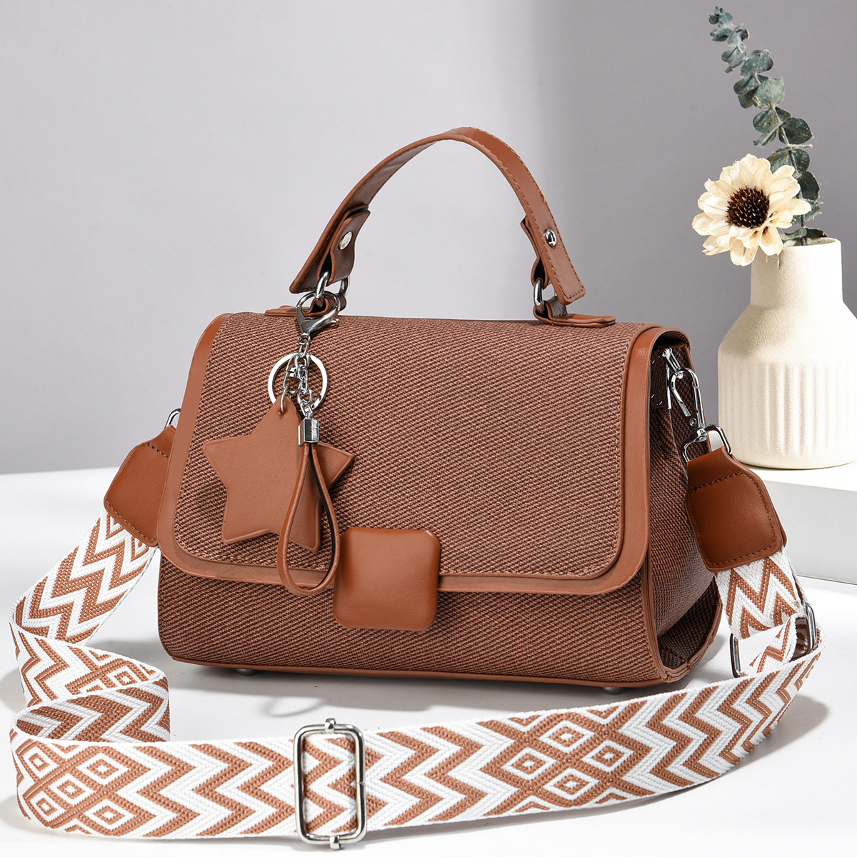 Fábrica de bolsos de mujer 2024 moda de hombro nuevo otoño bolsos de mano bolsos de madre bolsos