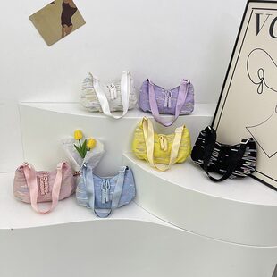 Capacious shoulder bag, summer nylon one-shoulder bag, western style