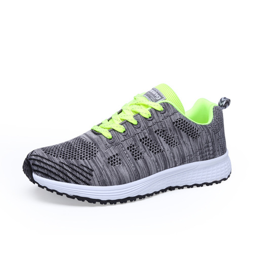 A08 Casual Sports Running Shoes Knit Women's Couple Shoes Cross-border Large Size Breathable Casual Fashion Sports Shoes