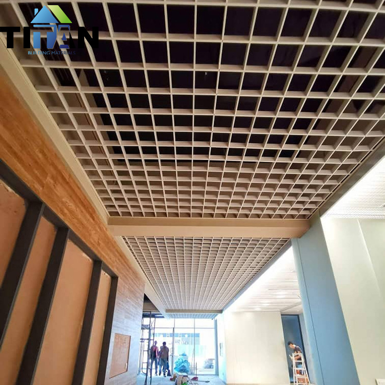 Exportado a Filipinas refuerzo de aluminio 300*300 blanco puro plateado gris negro cocina baño techo suspendido