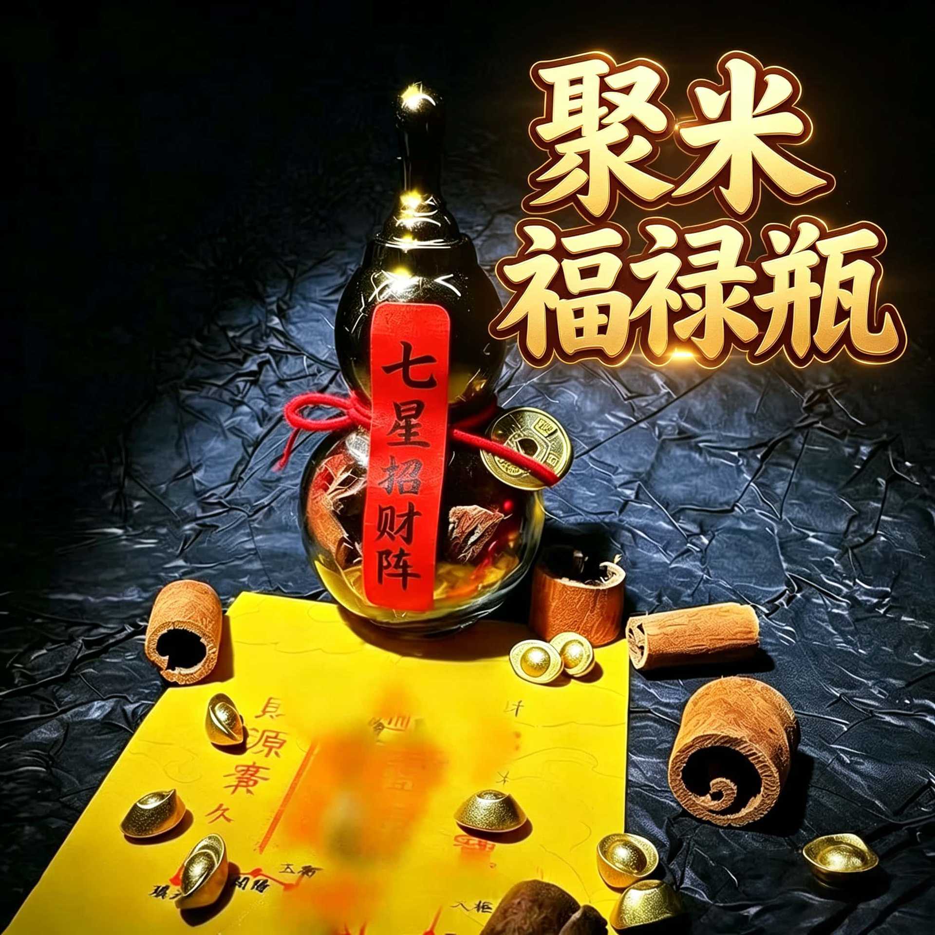 【招财加强版】七星招财阵招财进宝提升S业Yun贵人运师傅制作