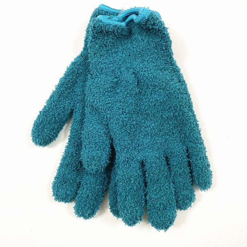 Guantes de microfibra para quitar el polvo de Amazon, guantes de lana coral, guantes para limpieza de coches, guantes de media lana para mayor comodidad.