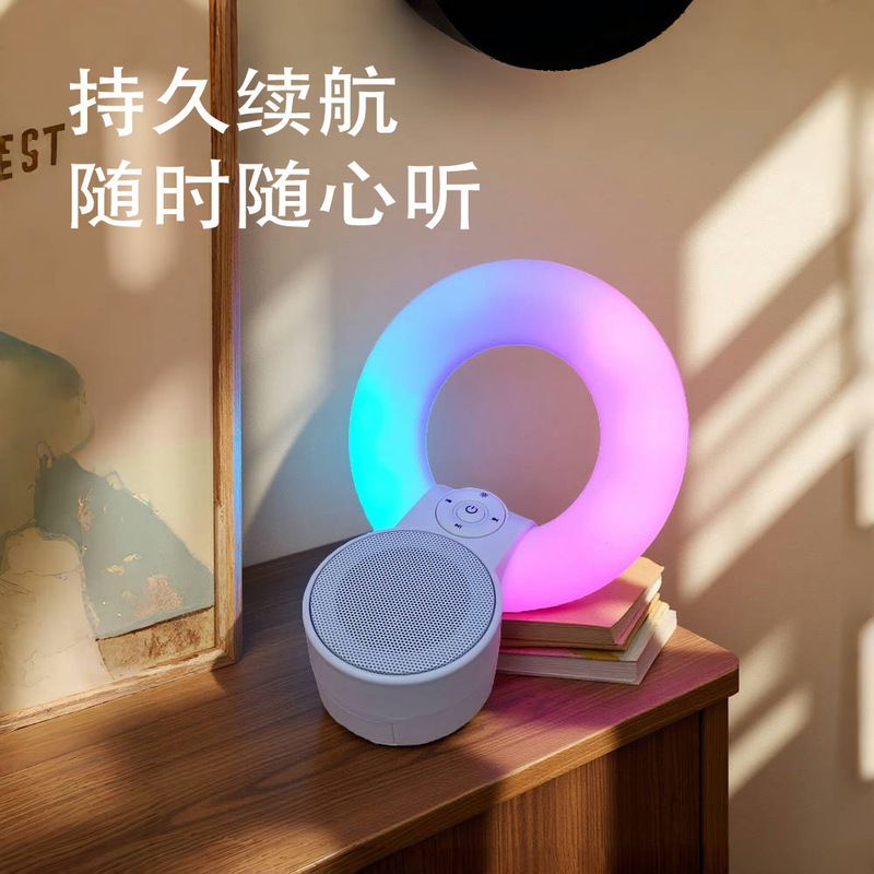 2025 新しい Bluetooth スピーカーミニ高価値ホームベッドルーム雰囲気ライト携帯電話ホルダー M3 ギフト小型スピーカー|undefined