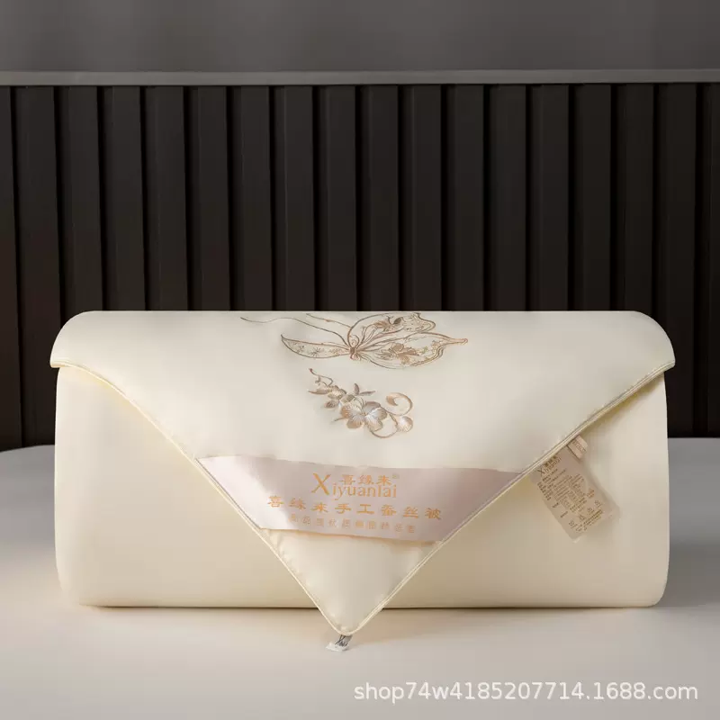 喜缘来古法手工桑蚕丝被双宫茧桑蚕丝四季被子母被芯