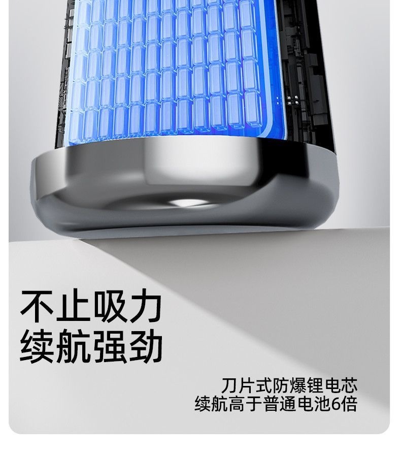 Original car vacuum cleaner for home and car use, small rechargeable handheld model, suitable for indoor sofas and windows