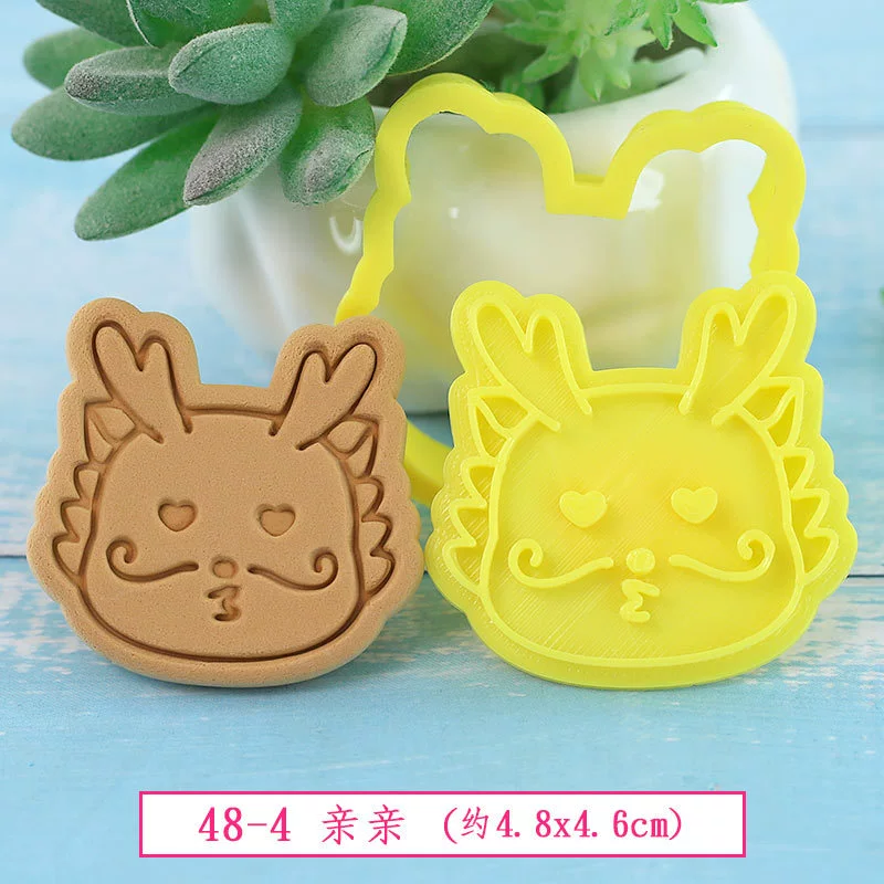 Cartoon compact cute three dimensional mold, fondant, in 3d format