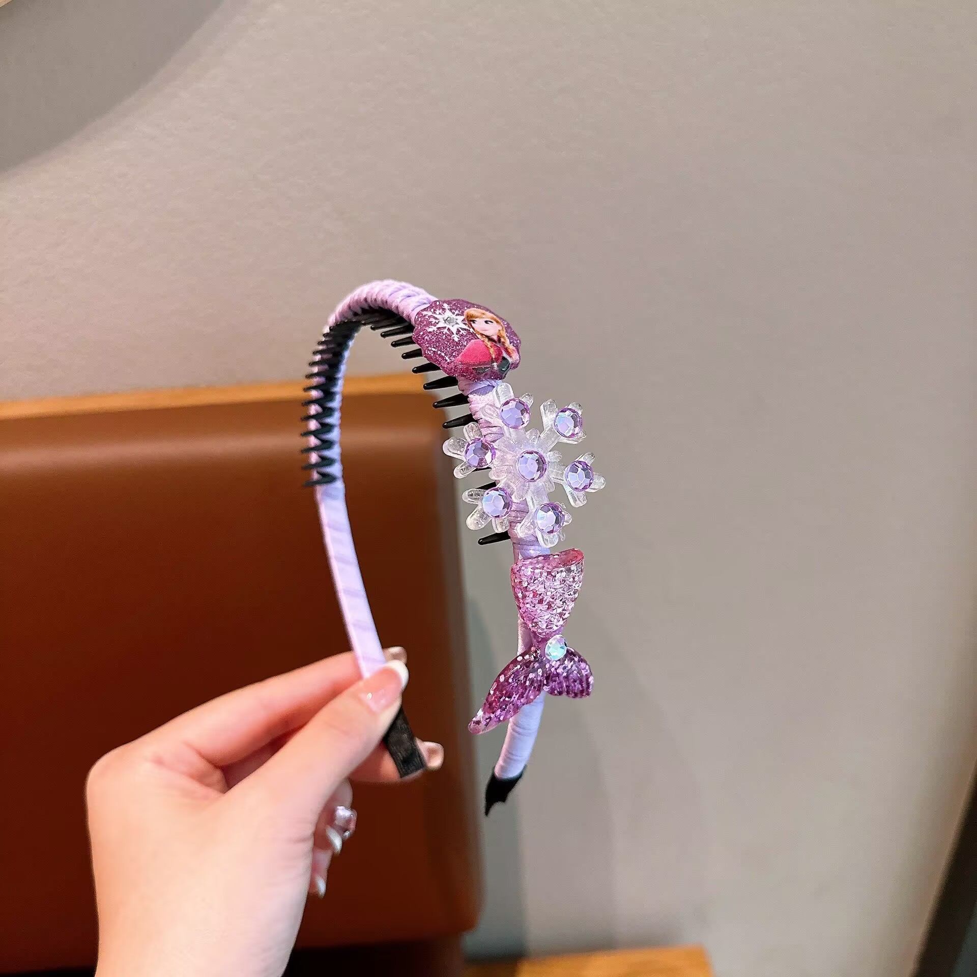 Nueva princesa Aisha clip de pelo para niños clip de pelo helado y nieve clips de pelo para niñas princesa viento lindos joyas para el pelo