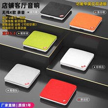 跨境新款壁挂吸顶蓝牙音响 店铺商用录音音箱智能语音APP控制音箱