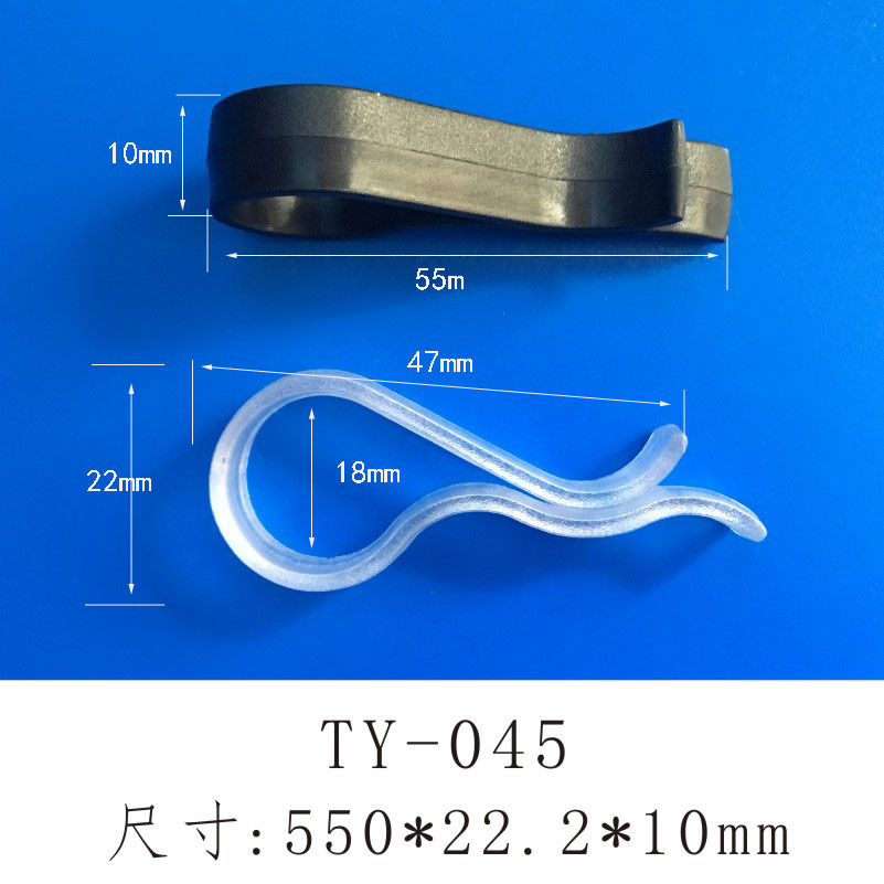 厂家大量供应大号胶夹全透明衬衫夹胶夹量大优惠