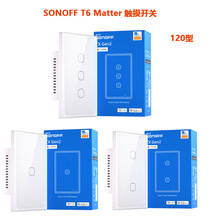Sonoff T6 US 1/2/3C Matter Wifi��������ǽ�ڴ�������Homekit