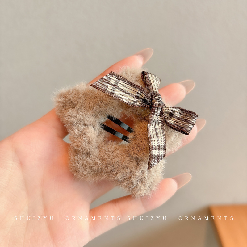 Clip de cabello de flor de leopardo para mujeres clip de cabello de alto nivel frente clip de frangeo 2025 nuevo clip lateral clip de cabello toque