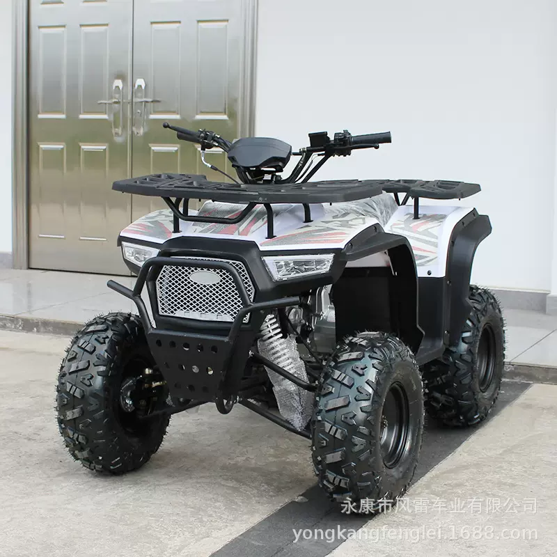 新款125cc自动挡沙滩摩托车成人景区山地全地形四轮越野ATV