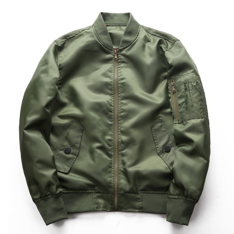 Cross-border AliExpress Amazon Spring and Autumn Collar Jacket Men's Air Force One MA-1 Pilot Men's Jacket