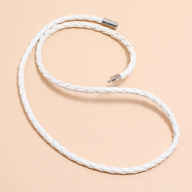 Fashion braided leather multi-loop bracelet wholesale